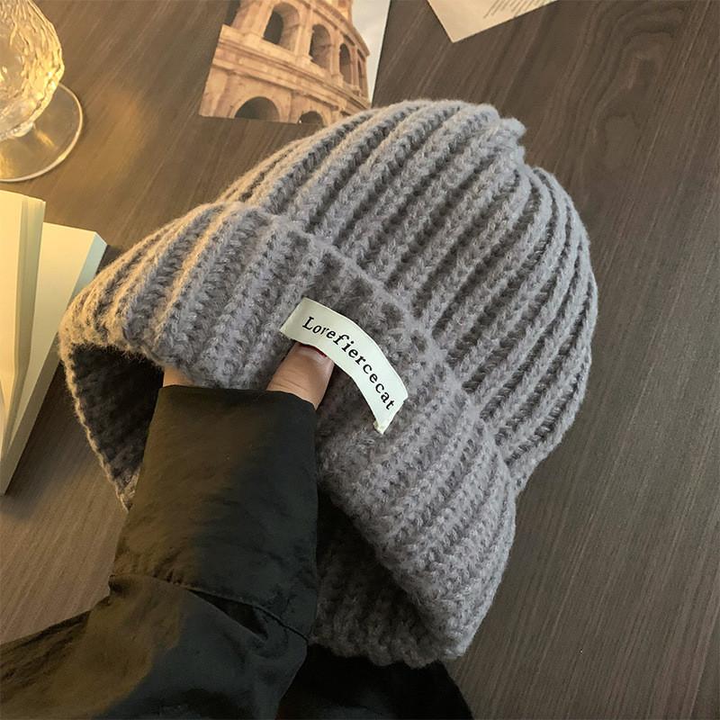 Cozy And Stylish Japanese Knit Slouchy Beanie Hat For Autumn And Winter Wear