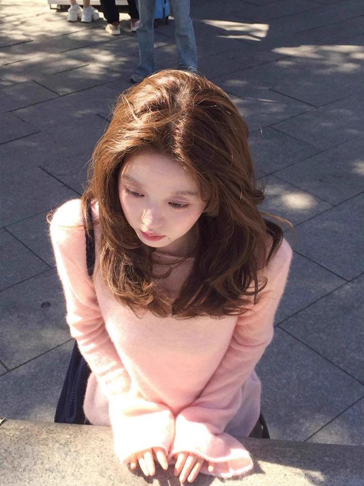 Chic Flare Sleeve Slim Fit Long Sleeve T-shirt - Autumn Solid Color Casual Top for Girls