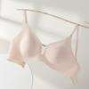 Traceless Underwear Breathable Antibacterial Small Gathering Comfortable No Steel Ring Rabbit Ear Cup Sexy Soft Support Ultra-thin Bra