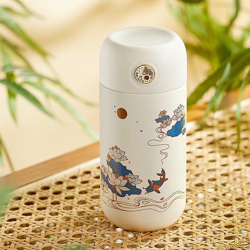 WUSIWU Chinese Style 200ml Cloud Hand Warmer Thermos Cup