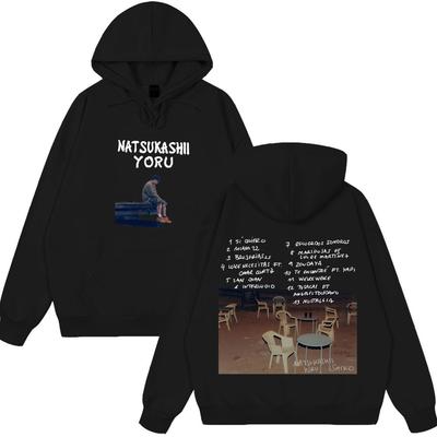 Rapper SAIKO Natsukashii Yoru 2025 Neues Album Paar-Hoodies Winter Harajuku Sweatshirt Herren Hip-Hop Hoodie Paar-Stil Kleidung