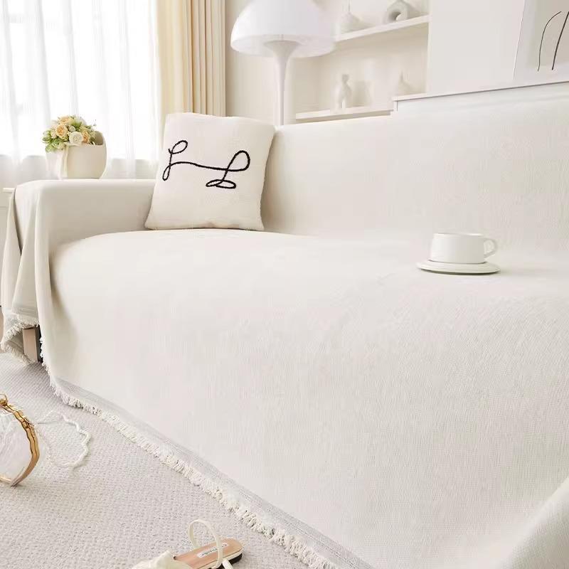 Waterproof sofa towel 2025 new four-season universal cream wind sofa cover integrated all-inclusive universal cover blanket