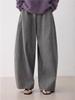 Haverice Starfruit Knit Woolen Pants: Autumn/Winter Volume Silhouette for Women