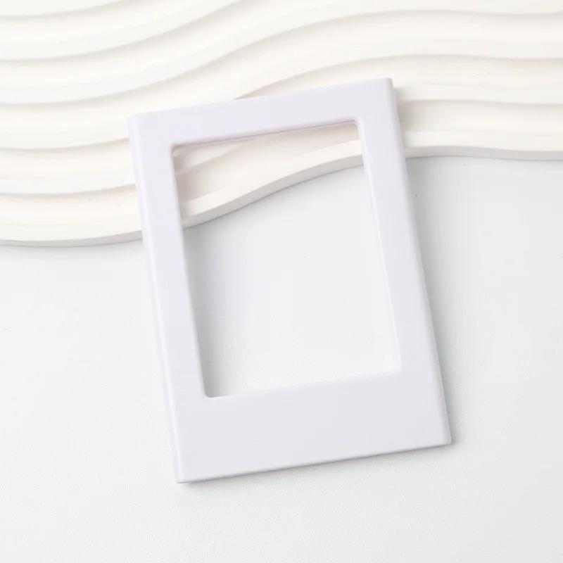 5pcs/10pcs Magnetic Photo Frame, 3-Inch Color Refrigerator Magnet, Compatible With Fuji Instax Mini Photo Paper.