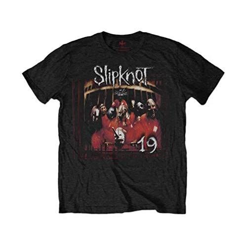 Slipknot Debut Album 19 Years (Black) Kids T-Shirt (5-6 Years) XL