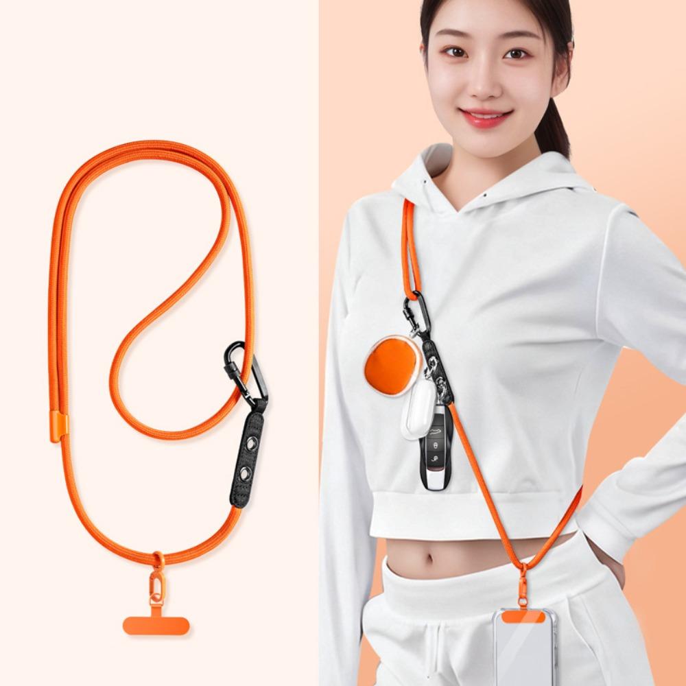 Adjustable Crossbody Phone Strap with Patch Neck Rope Mobile Phone Lanyard  Cell Phone Accessories