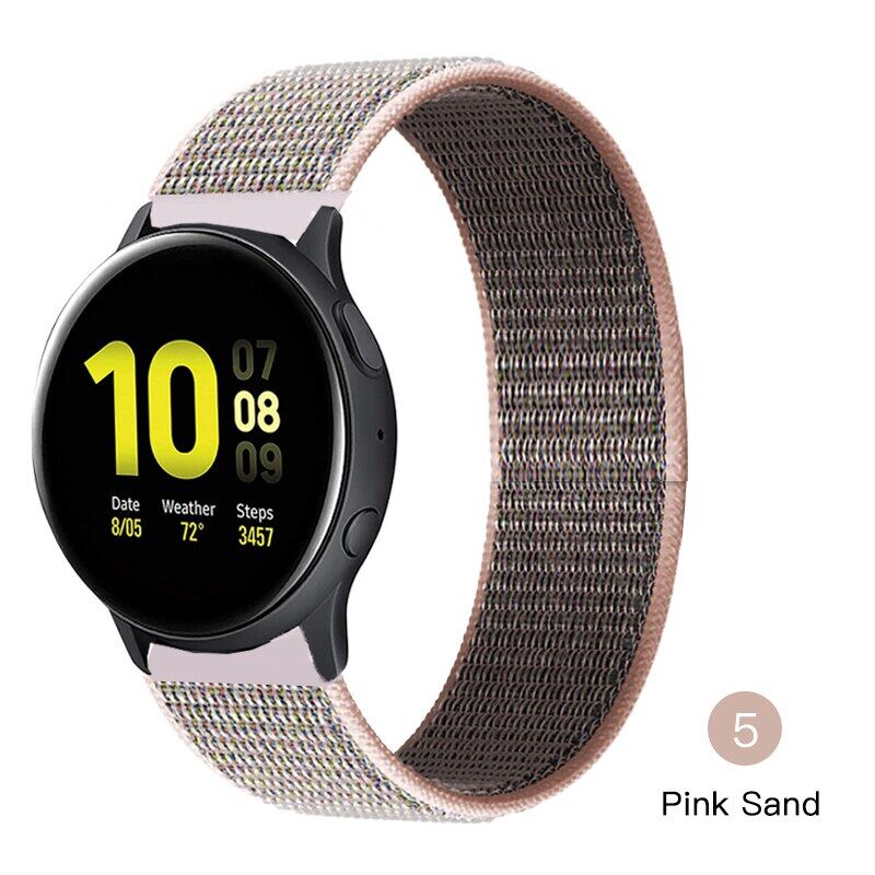 22MM náhradní řemínek příslušenství pro řemínek chytrých hodinek SUUNTO 5 PEAK / SUUNTO 9 PEAK Sportovní nylonový náramek na hodinky