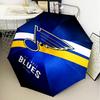 St. Louis Hockey Umbrella Folding Umbrella, Automatic Umbrella 8-Frame for Travel, Camping Use Gift for Halloween Christmas