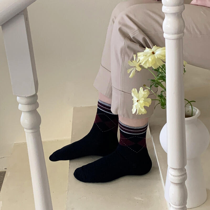 [10-Pair Set] Men's Ankle Point Mid-Calf Socks
