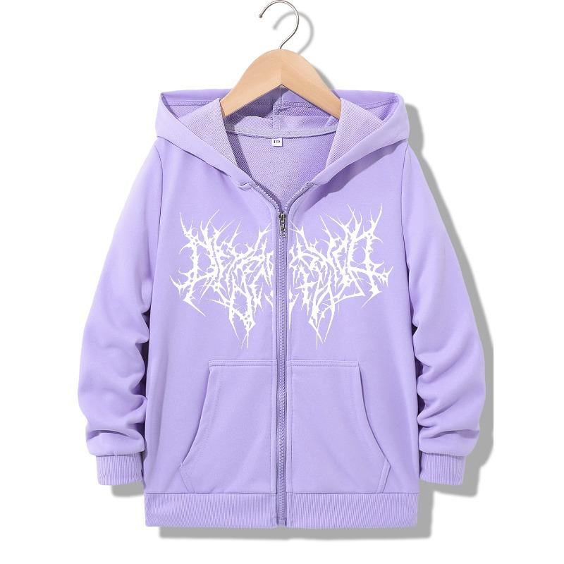 Streetwear Fashionable Zipper Hoodie Casual HIP HOP Hoodies Jackets Boys Girls Y2k Zip Up Sweatshirt Spring Autumn