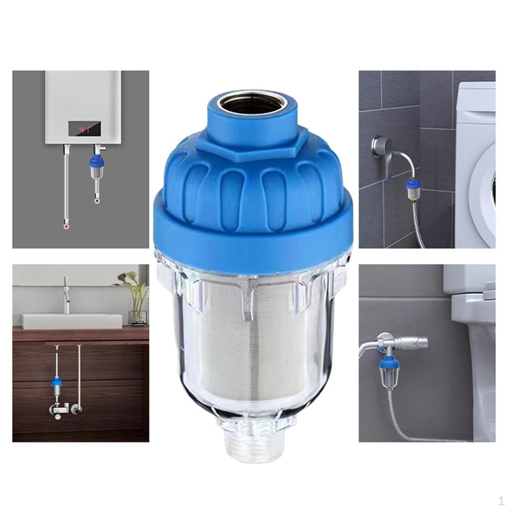 Sprchový vodní filtr Snadná instalace Tepelný předfiltr pro domácí kohoutek Hotelová toaleta RV