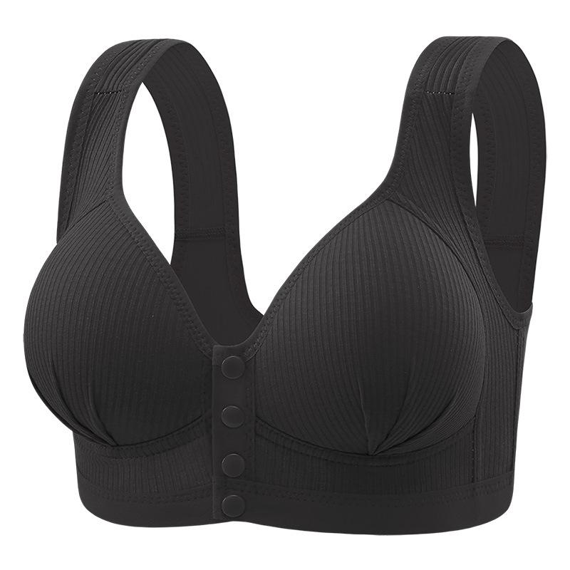 Front-fastening, underwired, plus-size maternity bra for women – thin, camisole-style bra