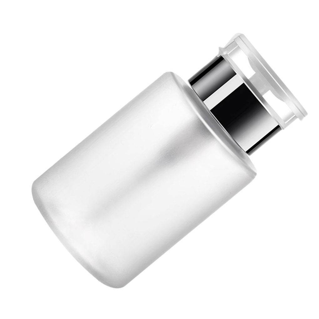 Space-Saving Nail Polish Storage Bottle with Efficient Empty Remover Pump