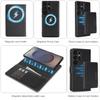 3-in-1 Leather Wallet Detachable Magnetic Flip Phone Case For Samsung Galaxy S25 S24 S23 S22 Ultra S25 S24 Plus Card Slots Cover