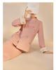 New Chinese Embroidered Wool Coat & Skirt Set - Women's NY027