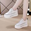 Inner heightening platform casual shoes autumn season new dad shoes elastic band single shoes