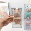 1pc Figure Display Case, Compatible with Labubu, Transparent Plastic Doll and Plush Toy Storage Box, Blind Box Display Stand
