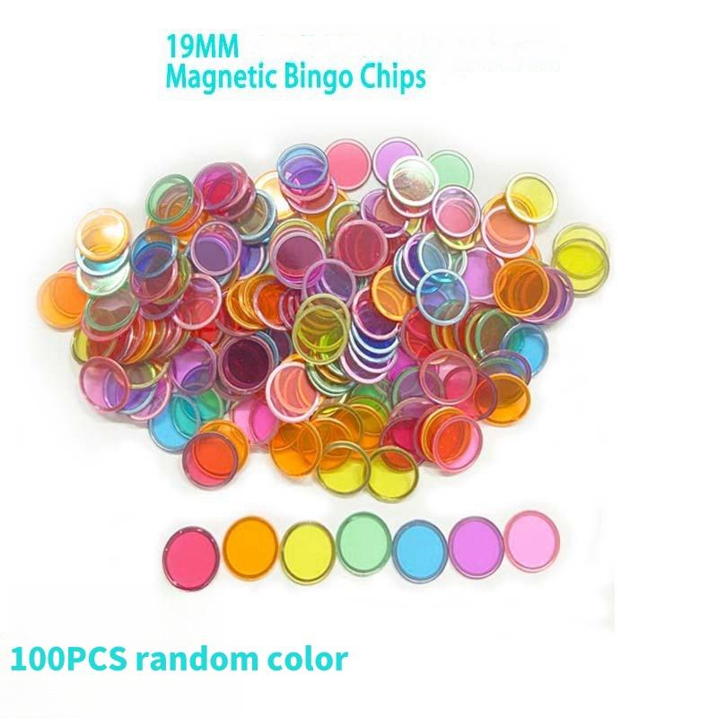 Magnetic Stick Plastic Color Magnetic Circular Sheets Kids Physics Science Magnetic Experiment Montessori Educational Games Toys
