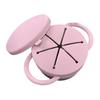 Silicone Snack Cup with Removable Food Catcher And Travel Lid 12 Oz Stainless Steel Spill-Proof Snack Container for Indoor Outdoor Adventures