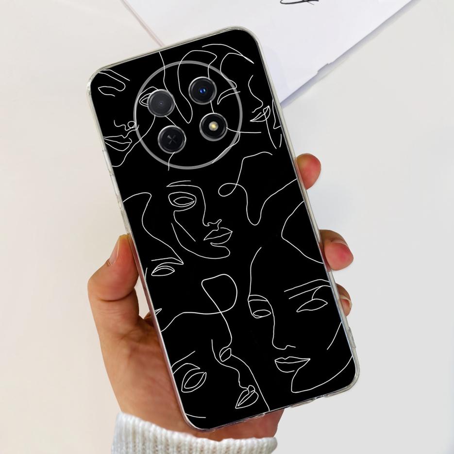 For Huawei Nova Y91 Case STG-LX1 STG-LX2 Cute Fashion Painted Cover Soft Slim Phone Case For Huawei Nova Y91 Y 91 NovaY91 Bumper