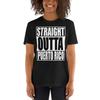 STRAIGHT OUTTA PUERTO RICO TRENDY FUN GRAPHIC Short-Sleeve Unisex T-Shirt