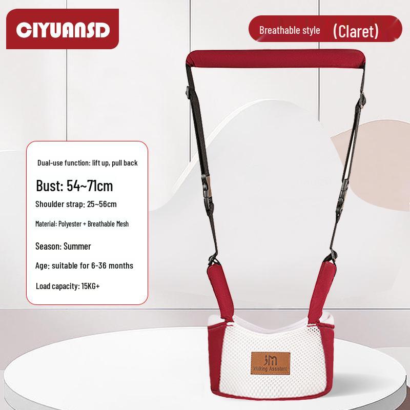 Multifunctional Breathable Baby Walking Harness with Anti-Fall, Anti-Choke, and Anti-Lost Features