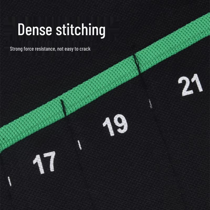 Baolian Multifunctional Tool Bag - Thickened Canvas Storage for Combination and Open-End Torx Wrenches