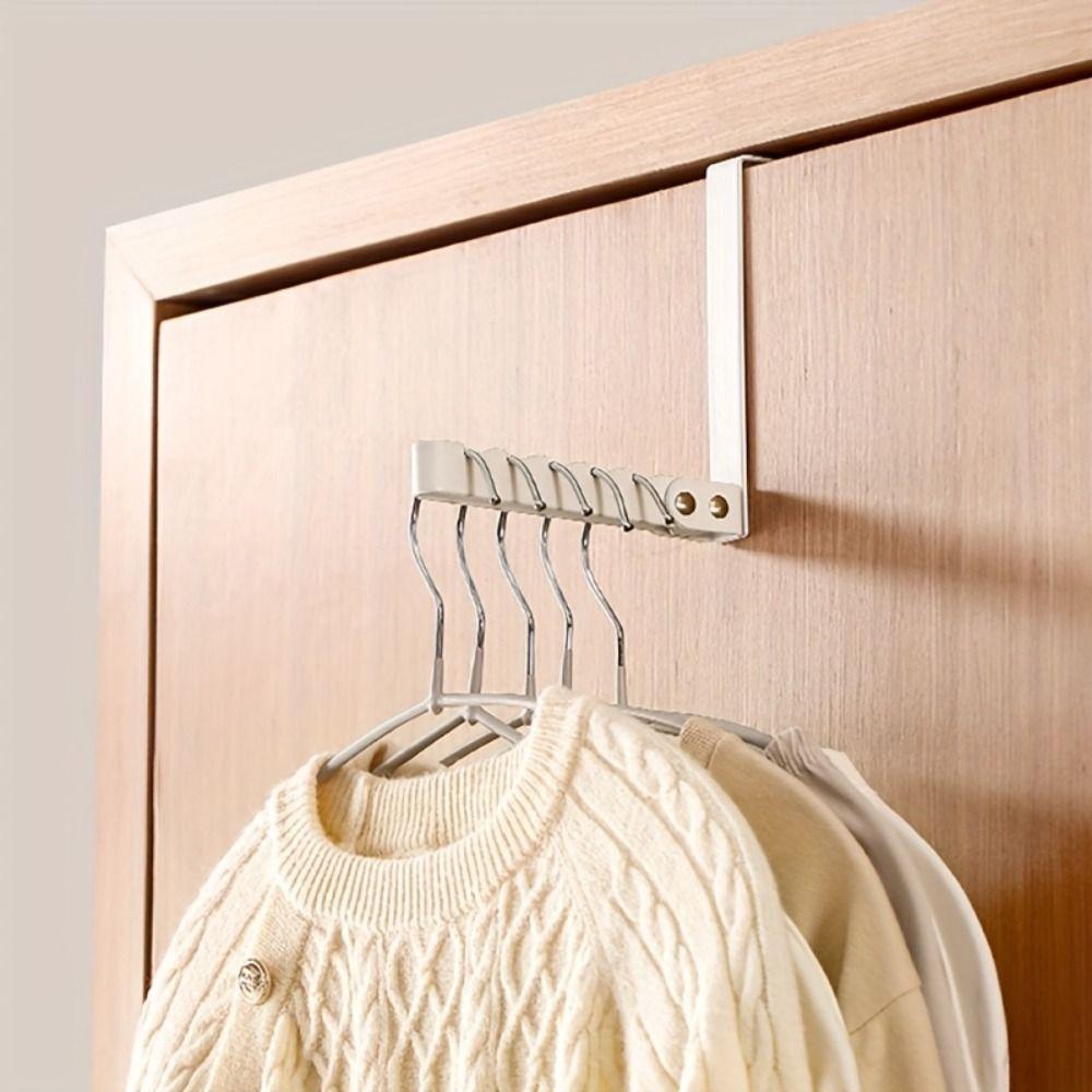 Heavy Load Clothes Hanger Foldable Drying Rack Laundry Over-the-Door Hook Balcony