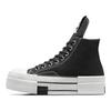 Rick Owens DRKSHDW x Chuck 70 DBL Drksta Мінімалістичний Тренд Високі Еспадрильї Унісекс Чорний