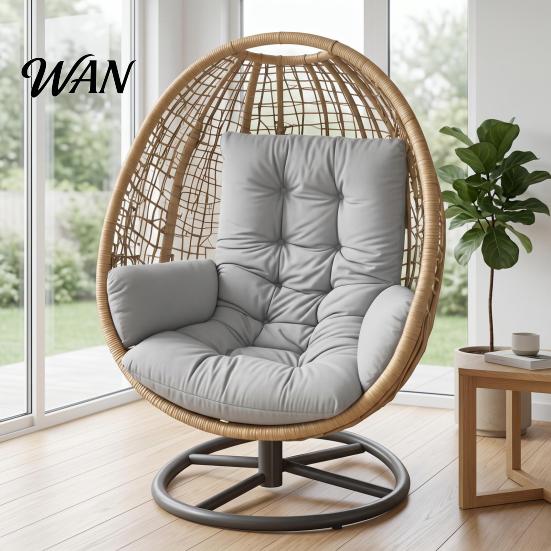 Wetterbeständiges Sitzpolster Eierstuhl Kissen Wasserdichte Hängematte Outdoor Indoor Hängend Ersatz für Garten Terrasse Schaukel