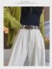 Women's High-Waist Corduroy Wide-Leg Pants - Autumn/Winter 2024 Collection