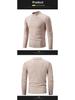 Men's Retro Half-High Neck Slim-Fit Knit Sweater - Versatile Base or Outer Layer, Casual and Lightweight
