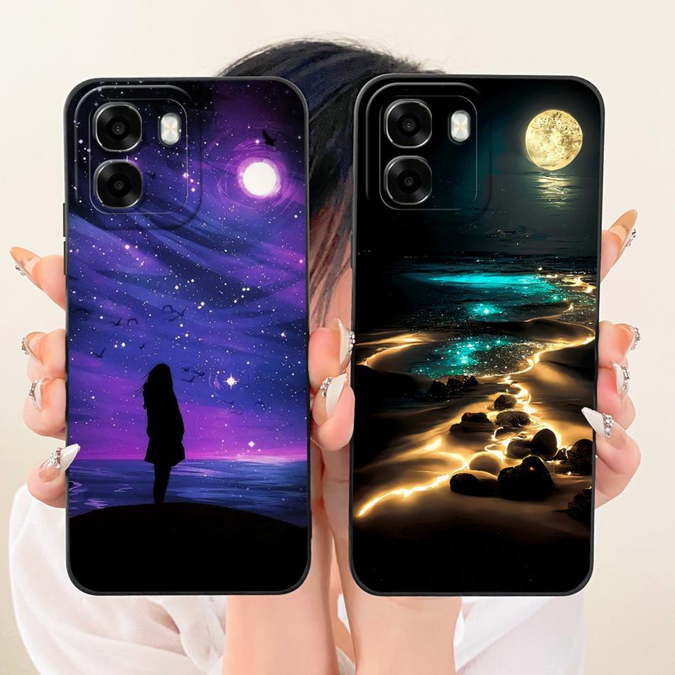 For OPPO A6X A6 A6T Pro 4G 5G 2026 Fashion Dusk Beach Painting Phone Case For Oppo A6 A6x A6t Soft Silicone Covers Bumpers