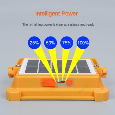 Neueste 300/500/1000W Solar Tragbare Flutlichter USB Aufladbare Camping Lampen Abnehmbare Multifunktions Notbeleuchtung Lampen