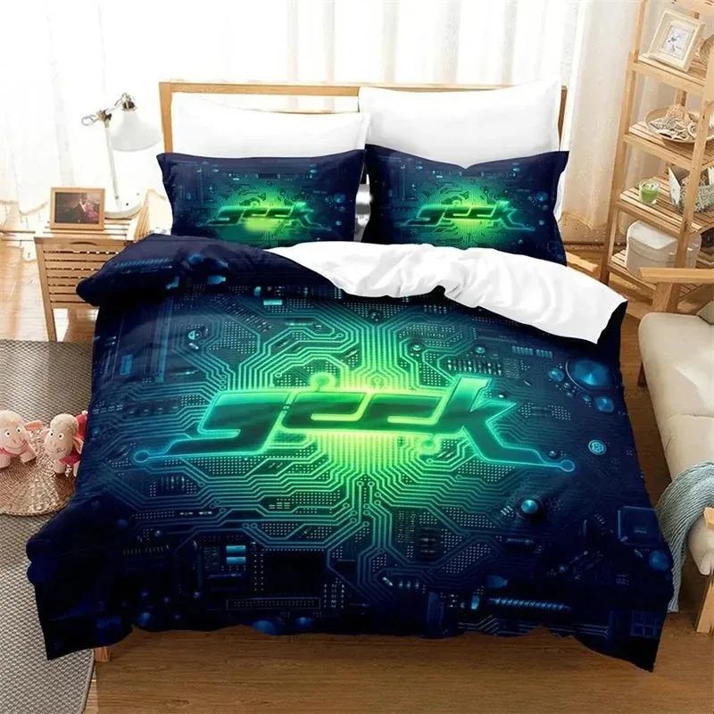 3D-tryck Big Bang Theory Sängklädesset, Påslakan Täcke Sängset Quiltöverdrag Örngott, King Queen Twin Storlek Pojkar Flickor Vuxna