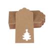 Kraft Paper Xmas Tree DIY Gifts Package Label Candy Bag Sticker Gift Box Tag Christmas Decoration