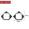 Fit For Toyota Tacoma 2015- ABS Carbon Fiber Steering Wheel Button Cover
