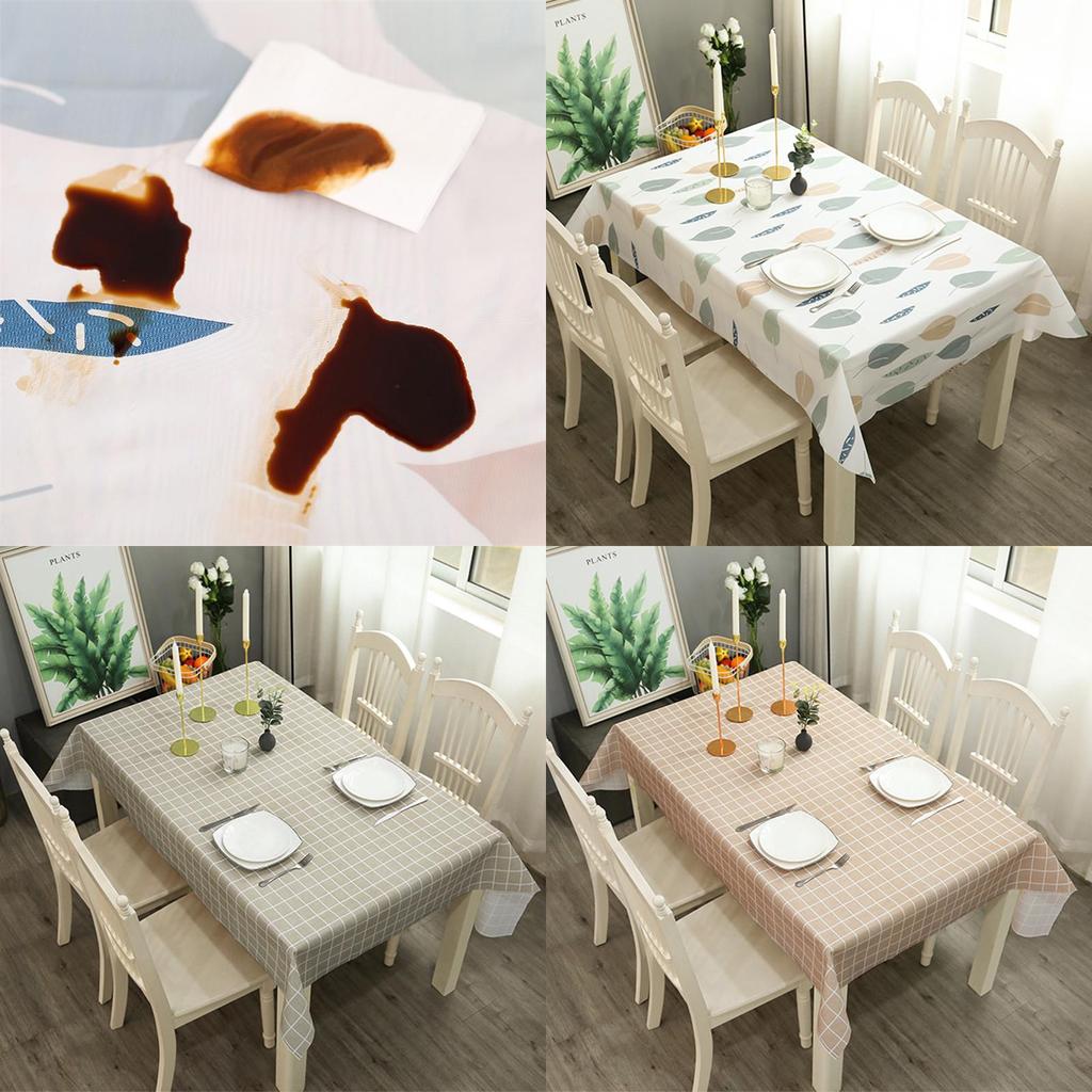 Style Peva Tablecloth With Waterproof And Oil-proof Features For Dining**