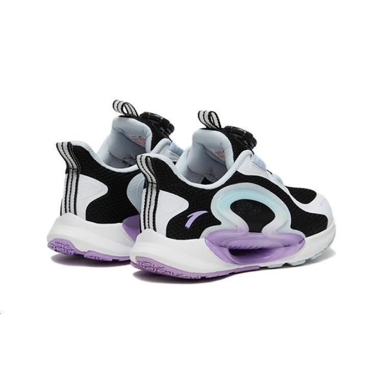 Anta Kids Monthly Non-Slip Wear-Resistant Low-Top Running Shoes Kids sneaker White Purple 322329909-5
