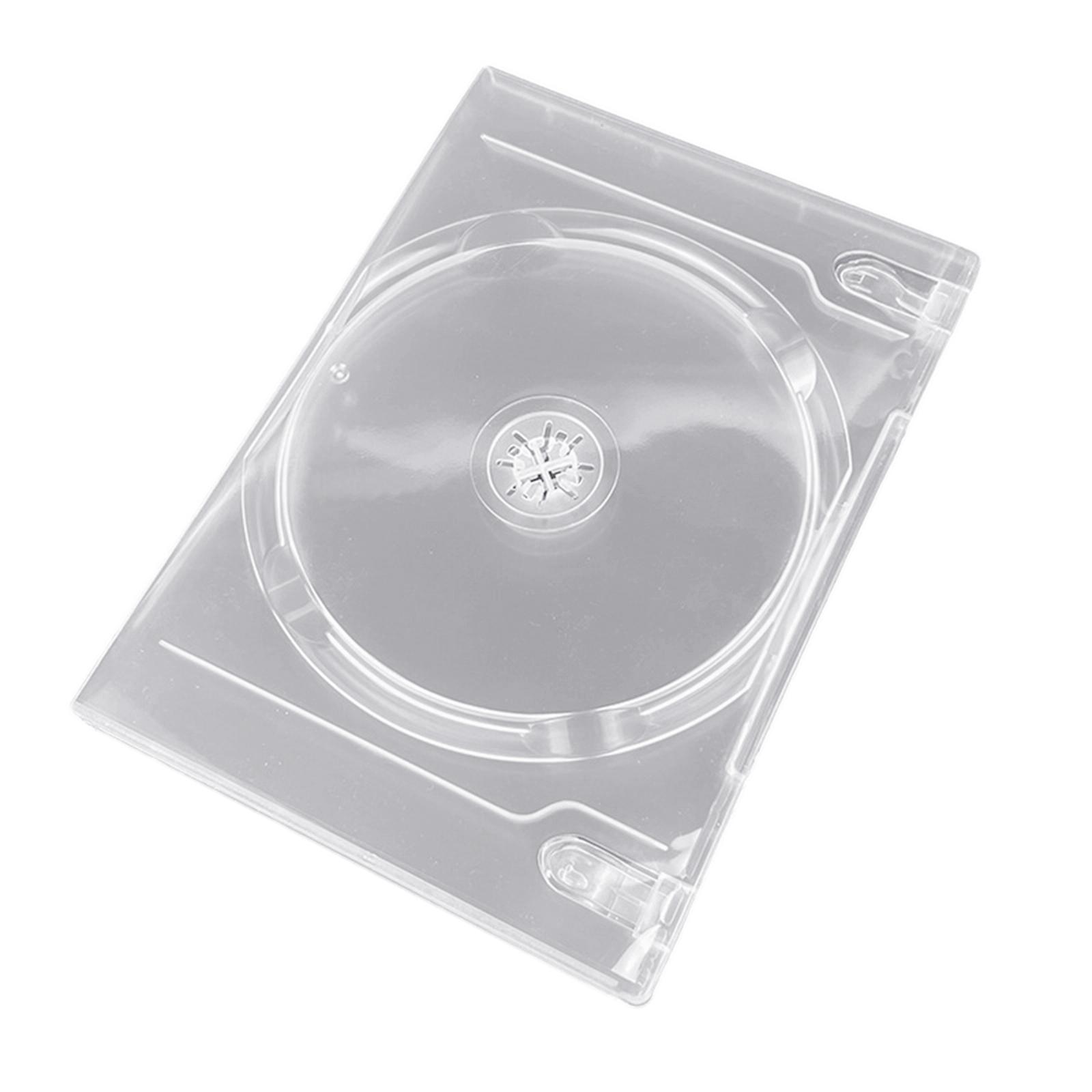 1pc/5pc Portable Protective Case Container Transparent CDs Storage Box Universal CDs Disc Holder organizers