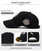 Korean Style Wolf Embroidery Baseball Cap - Men's & Women's Trendy Spring Sun Hat