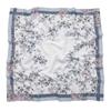 48Colors Malaysia Tudung Bawal Flower Print Hijab Laser Cut Edge Headscarf Premium Cotton Voile Soft Fashion Muslim Square Scarf