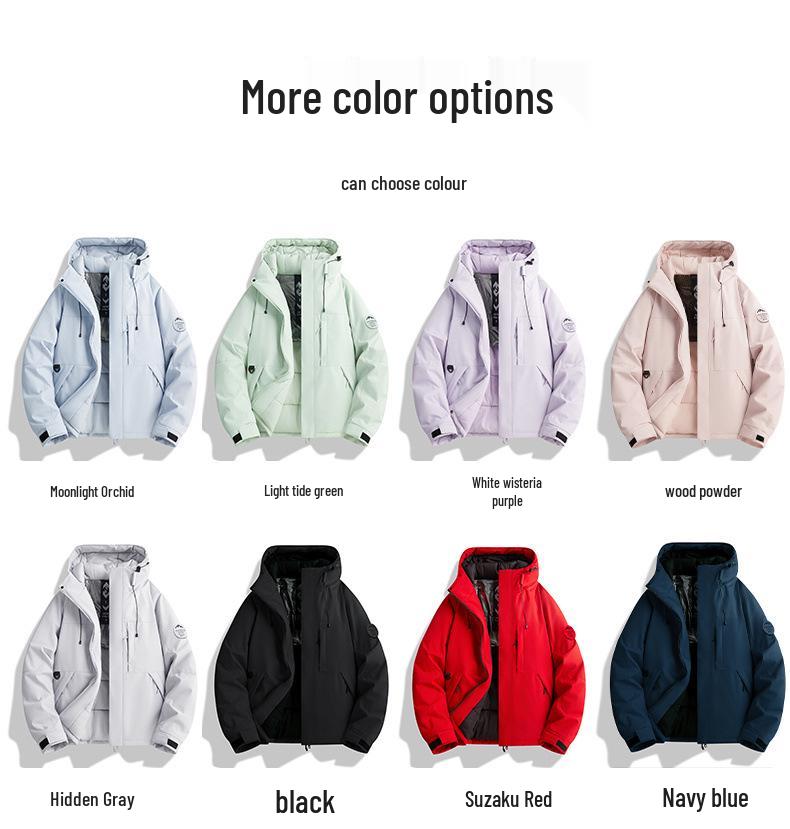 Men's Trendy Windproof Warmth-Keeping Loose Cotton Jacket for Couples - Autumn/Winter Casual Outerwear