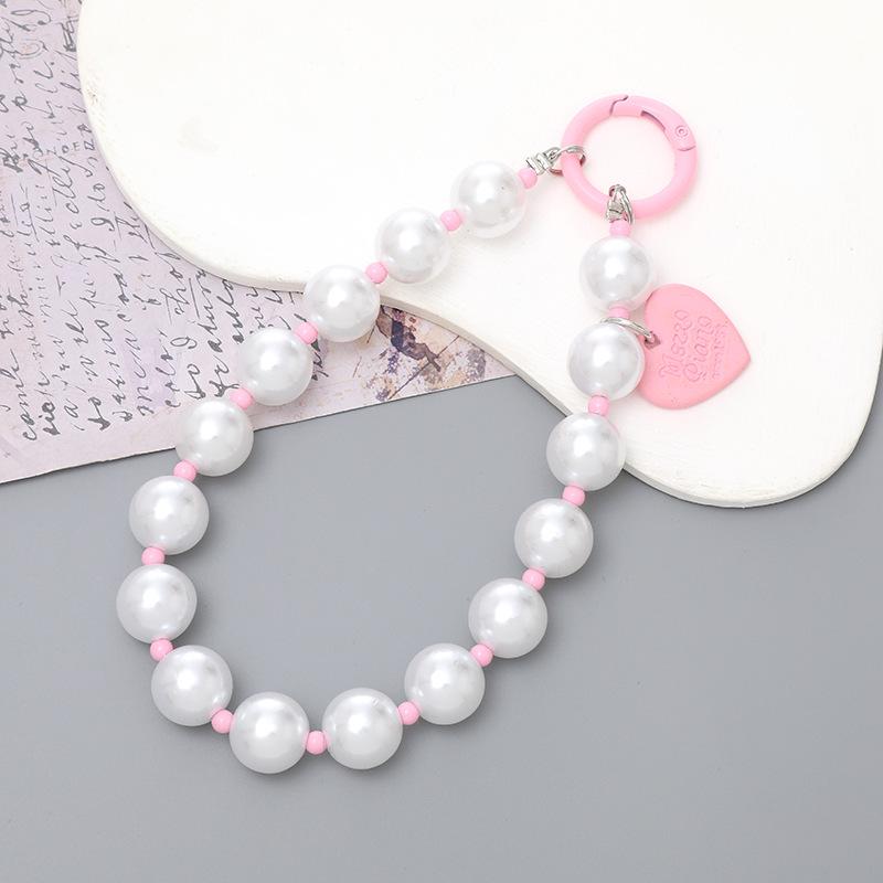 Schicke Perlenblumen-Anhänger Handyhülle & Handtaschenanhänger für Damen