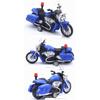 1/12 Police Motorcycle Toy Car Model Child Pull Back Motorbike Toy