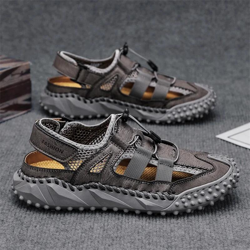 Fashion Men's Casual Sports Sandals Comfortable Inner New Summer Men's Shoes Lightweight Comfortable Non-slipbreathable and Not Stuffy