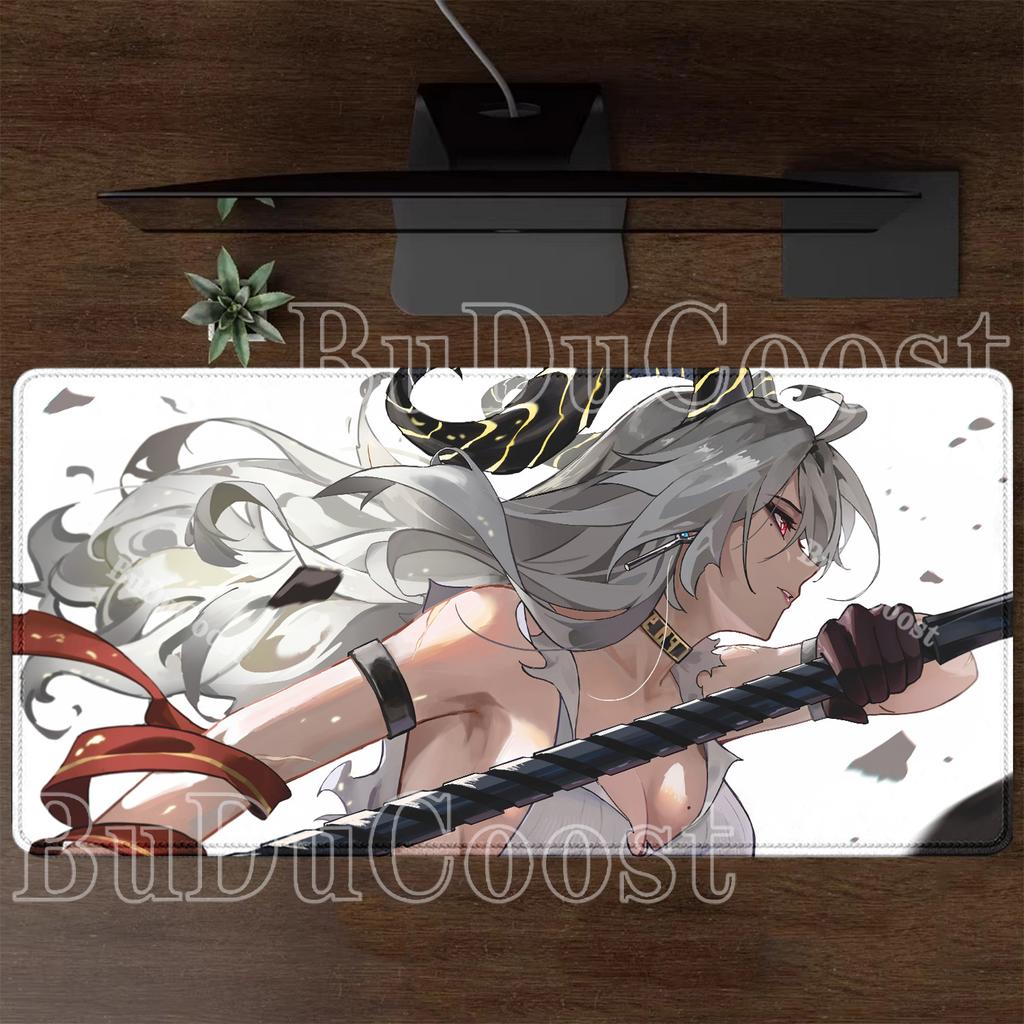 New Zani Wuthering Waves WuWa Anime Girl Mousepad Large Gaming Keyboard Anti-slip Rubber Desk Mat PC HD Printing ESports Carpet