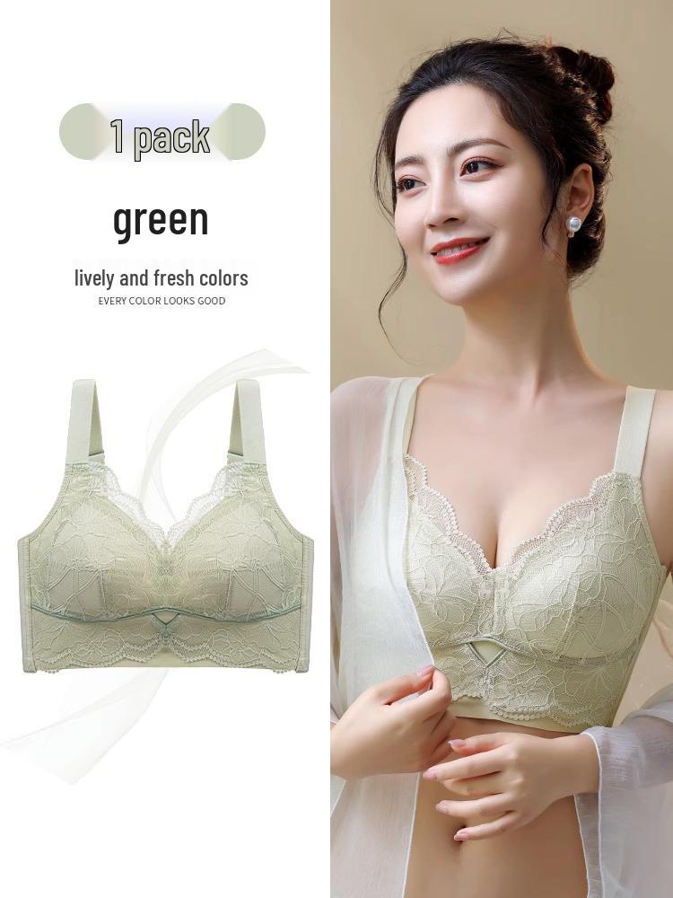 Plus Size Adjustable Push-Up Bra for Large Busts: Side Support, Posture Correcting, Anti-Sagging, Minimizing Design.