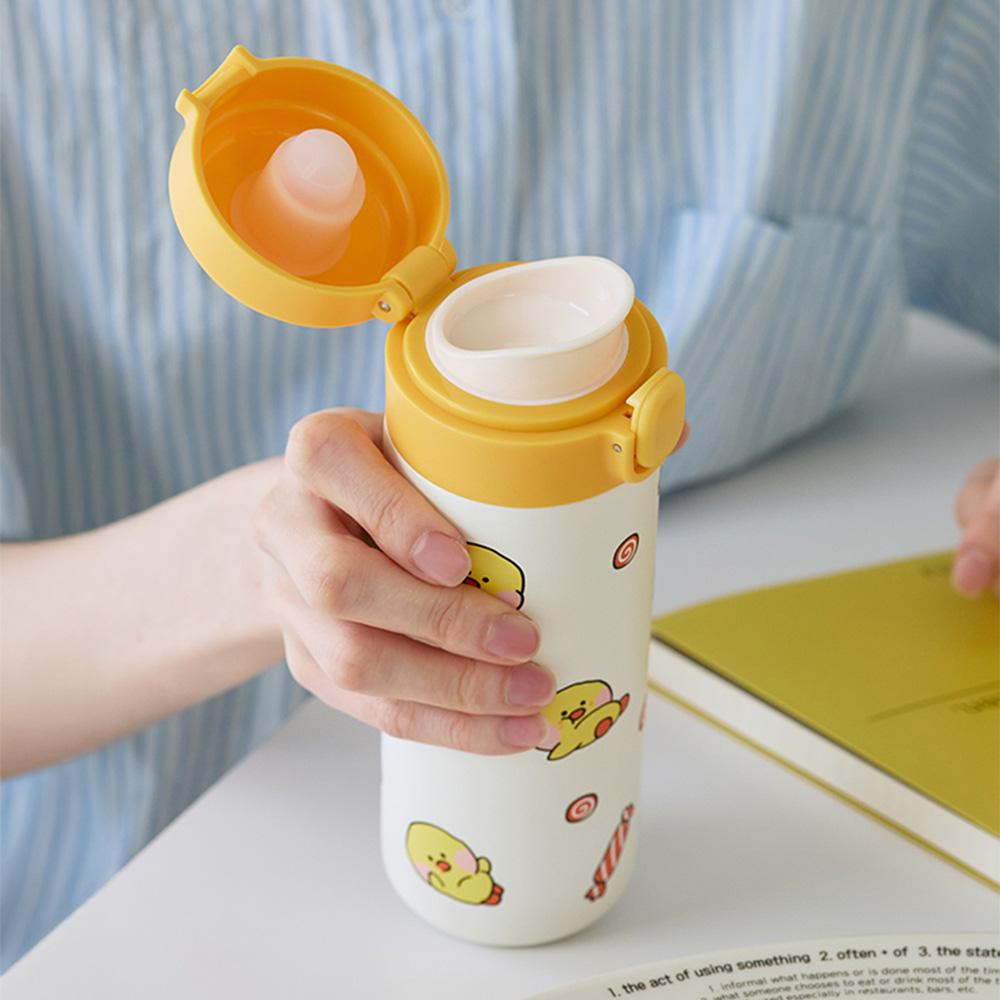 LINE FRIENDS Minini Sallini Pattern One-Touch Tumbler (420ml)