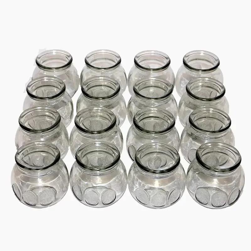 6/12pcs Thickened Glass Chinese Vacuum Cupping Set Acupuncture Massage Cup Therapy Explosion-proof Glass Cupping Gift Set